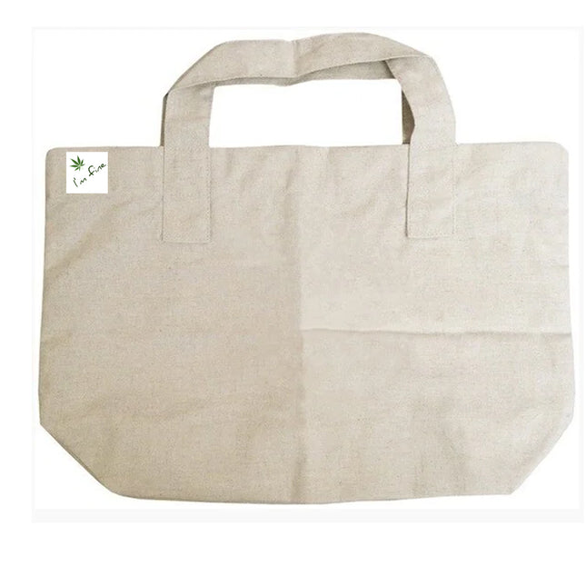 HEMP TOTE BAG WHITE COLOR