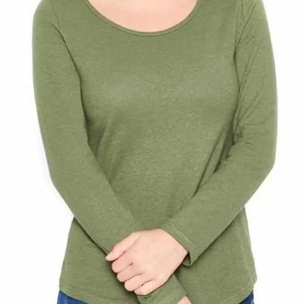 LONG SLEEVE T SHIRT GREEN