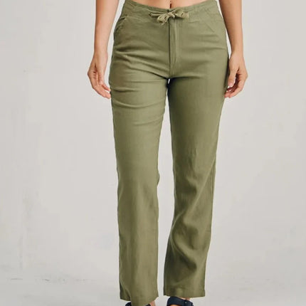 HEMP PANTS GREEN